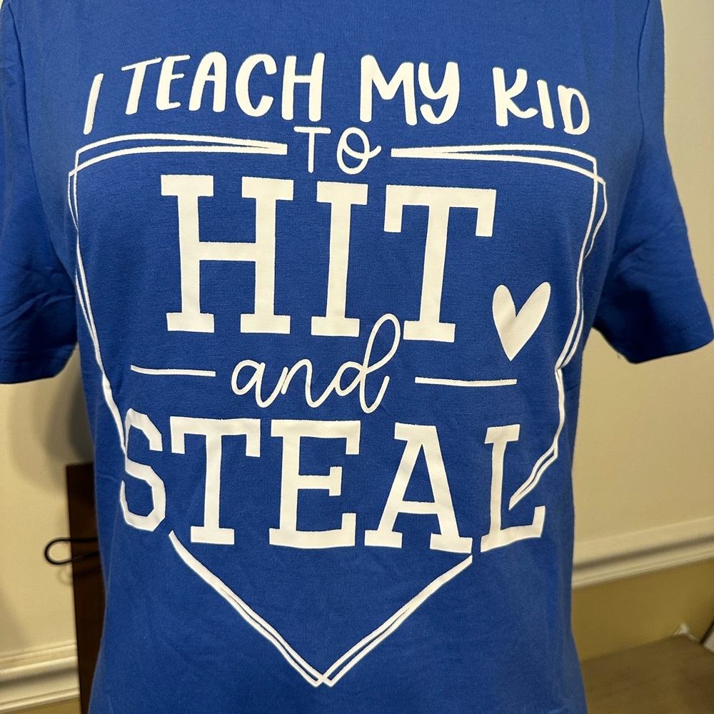 ⛔️⛔️ BUNDLE FOR resellchick2 ⛔️⛔️Blue Moms Baseball Shirt - Picture 2 of 7